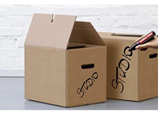 Edding 390 Permanent Marker - Blue Large Markings